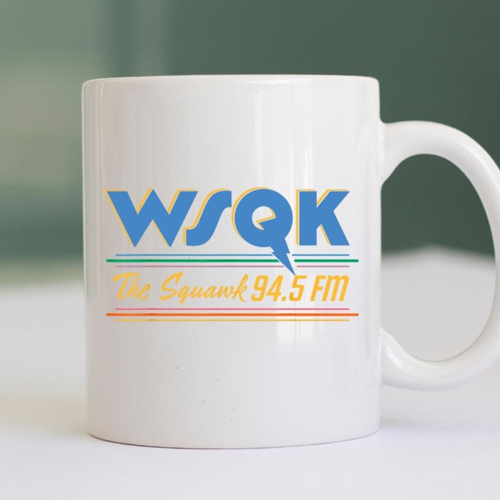 StrangerThing WSQK 94.5 Radio 15 oz Coffee Mug Gift White